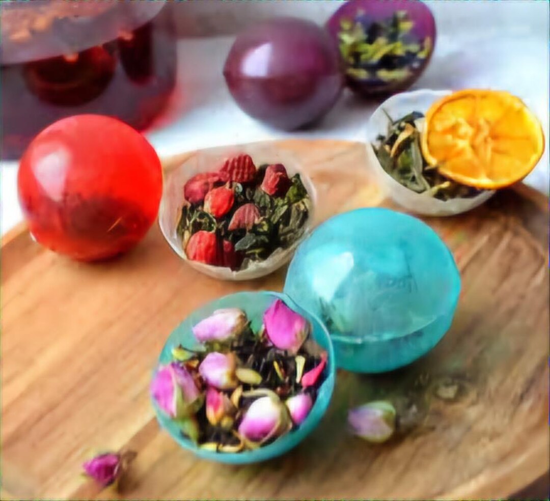 Floral Flavored Tea Bombs: Sweet Tea Collection, Gift Set - Etsy