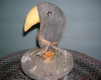 PRIMITIVE crow on spool