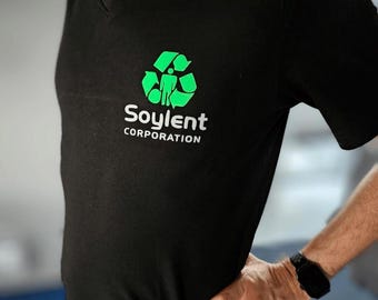 Soylent Green Corporation – Retro Dystopia Print / Socially Critical Art in Sci-Fi Style