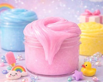 6 oz Slime | Slime for Kids | Stress Relief Sensory Toy | Birthday Party Favor | Gift for Girls Boys