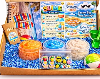 毎月届くスライム定期便 | キッズアクティビティ | スライムキット | 感覚遊びボックス | 毎月届くキッズギフト | クラフトボックス | キッズ向けサプライズボックス