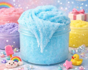 Cloud Slime | Soft & Fluffy Slime | Scented Slime for Kids | Stress Relief Sensory Toy | Birthday Party Favor | Gift for Girls Boys