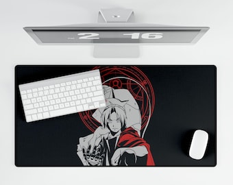 Edward Elric Full-Metal Alchemist Desk Mat Anti-Slip Gaming Mousepad