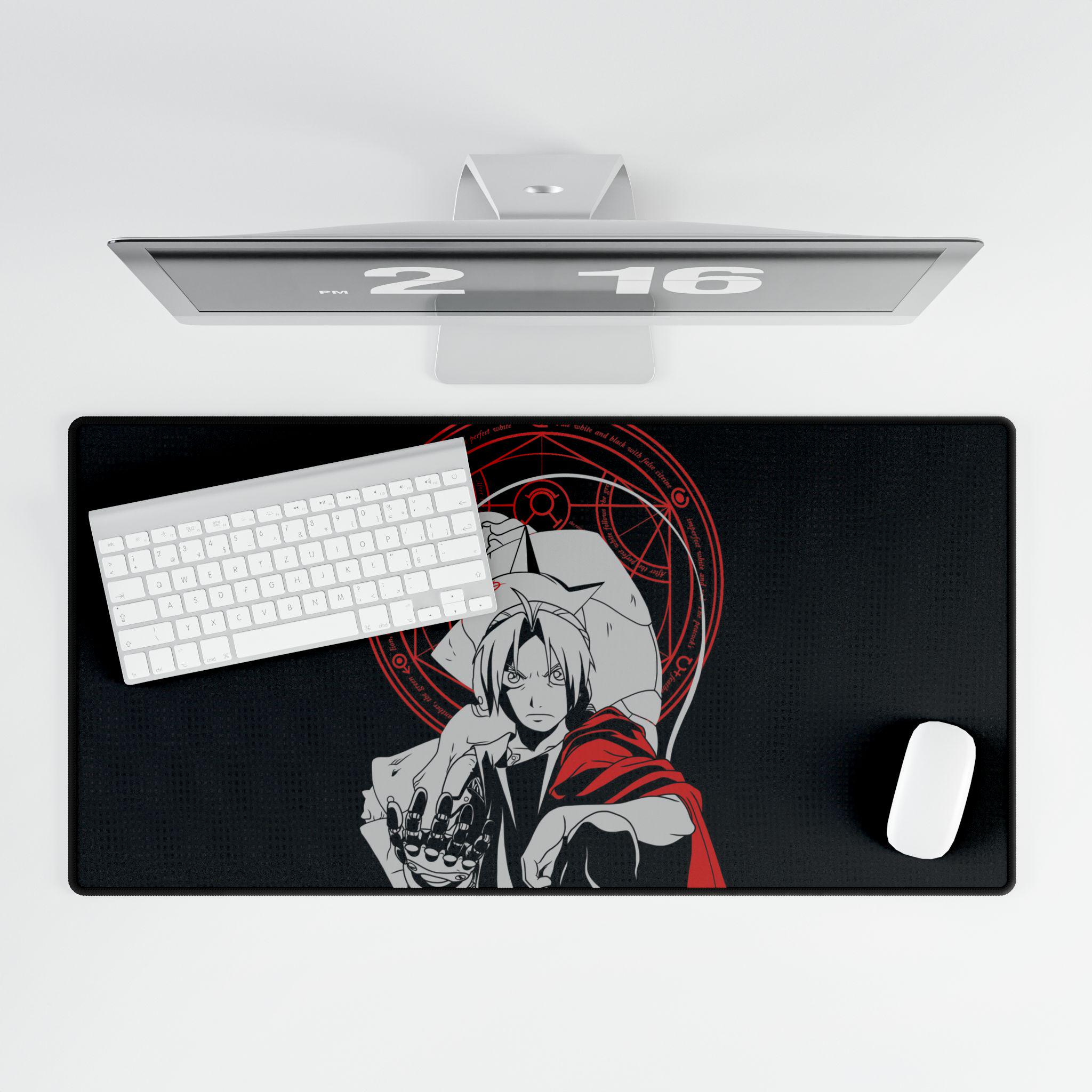 Edward Elric Full-metal Alchemist Desk Mat Anti-slip Gaming