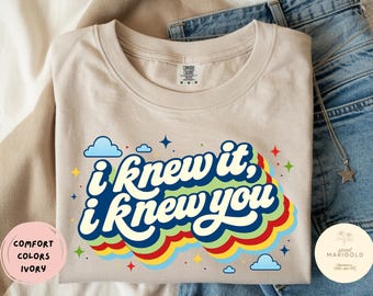 I Knew It, I Knew You, Toy Story 5 Comfort Colors Shirt, Retro Toy Friends Shirt, Nostalgic Toy Story 5, You've Got a friend in me, TS