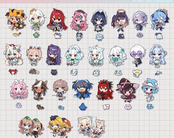 vtuber hololive / nijisanji / vspo / indie | 2 inch charms