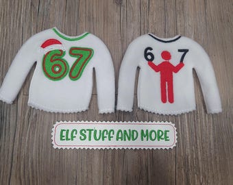 Doll 12" or Elf Clothes -  Sweater