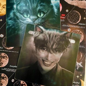 Cartões Lenticulares do Gato de Cheshire Ateez