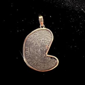 Authentic Ancient Xerxes I Silver Coin Pendant in 14k Gold | Achaemenid Empire Jewelry | Rare Greek Persian Artifact Necklace
