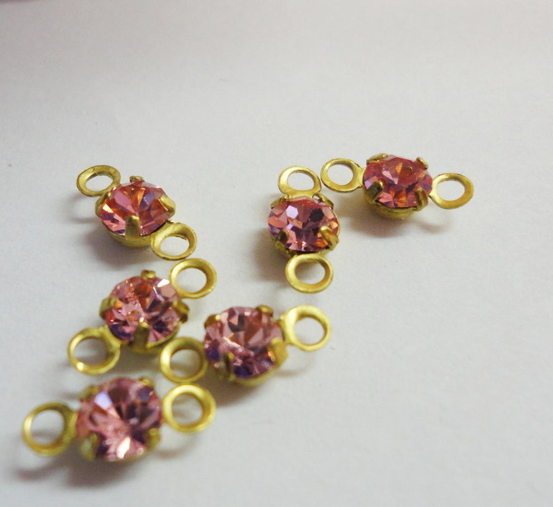 Filigree Brass Connectors Gold Jewelry Making Beads Free Etsy