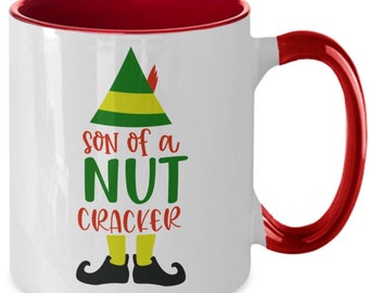 QUICKMUGS2U Elf Mug - 11oz White Ceramic Coffee Cup With Buddy The Elf Movie Quote, Dishwasher Safe - View #4