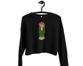 Daria Fan 90er Crop Sweatshirt
