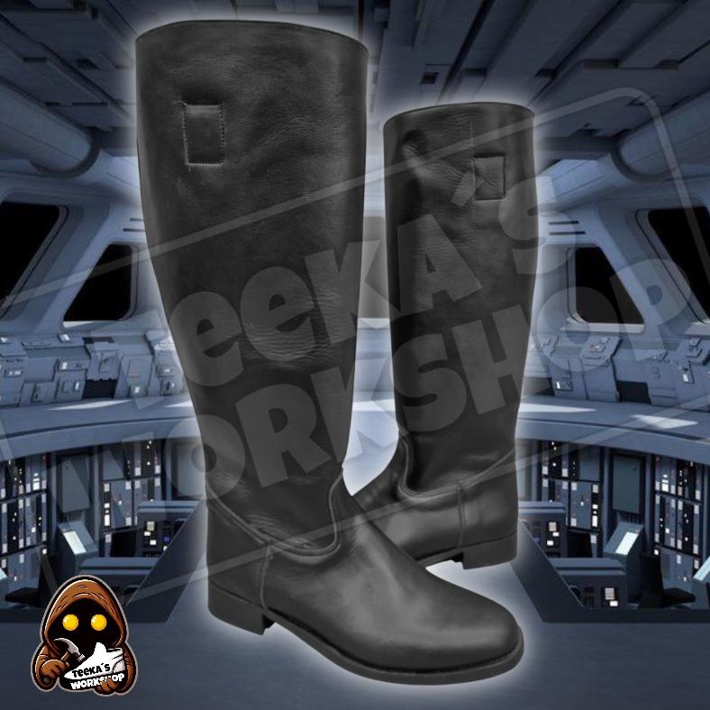 Bottes D'Équitation Hautes Cuir WWI - Style Officier Militaire - Reproduction - Marron - Toutes Tailles