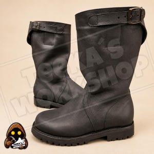 Imperial TIE Pilot Boots | Handmade Leather Costume Boots | Premium Footwear cosplay Star Wars