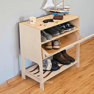 Shoe Storage Cabinet Etsy