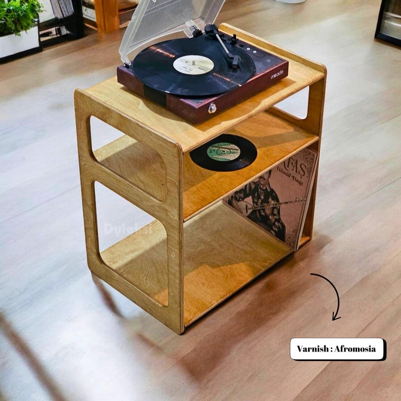 Mid-Century Modern, Record Player Stand