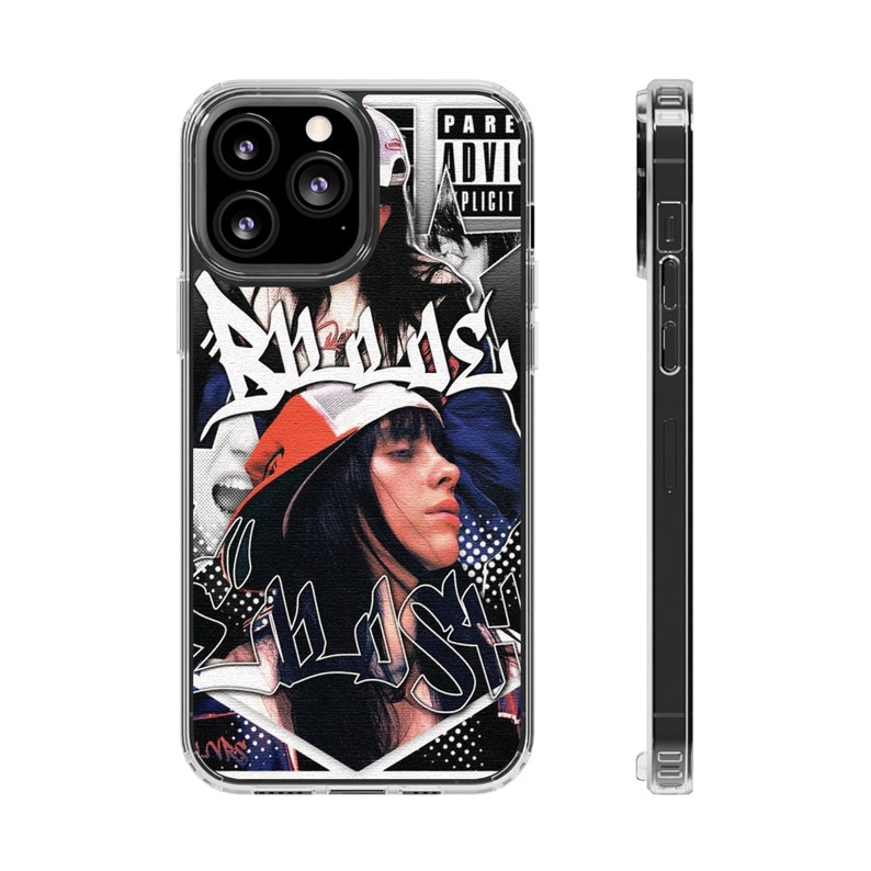 IPhone 11, 12, 13, 14 Pro Max Case Billie Eilish, Clear Phone Case