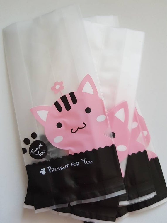 10 x cute cellophane bags