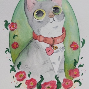 100% Handmade Watercolor Pet Portrait | Dog Portrait | Cat Portrait | Animal Portrait | Custom Pet Portrait from Photo