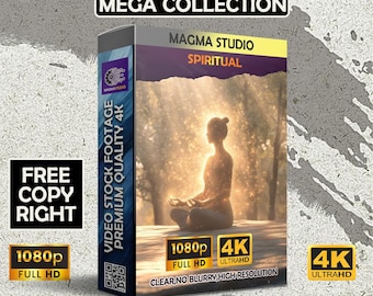 1100++(4K) Metraje espiritual / Meditación, atención plena, video de energía curativa