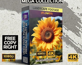 1000 (4K) Metraje de flores: Videoclips florales cinematográficos - MP4