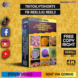 5000++(4K) ASMR Packages Copyright Free SATISFYING Videos  - Content for Shorts and Reels