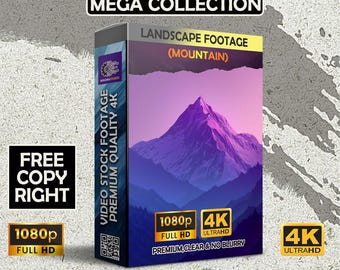 1000++(4K) Imágenes de archivo de montañas / Paisajes naturales escénicos, senderismo, videos de viajes