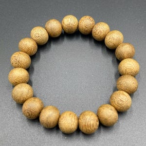 Pulseira de contas de oração de Buda de ágar natural de qualidade Nha Trang do Vietnã, presentes especiais | 10 mm