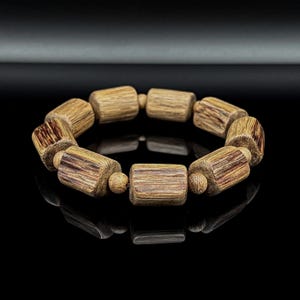 Pulseira Vietnam Nha Trang Natural Grade Agarwood Buddha Prayer Beads, Toc Agarwood, Presentes Especiais, Alta qualidade | 10g - OUDGOVTVN06