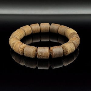 Pulseira Vietnam Nha Trang Natural Grade Agarwood Buddha Prayer Beads, Toc Agarwood, Presentes Especiais, Alta qualidade | 12 mm - OUDGOVTVN07