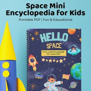 Space Adventure Printable Book for Kids - Educational Space Activity - Fun Learning for Young Explorers