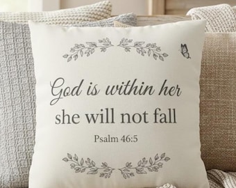 Psalm 46:5 Örngott | Religiös inspirerande gåva