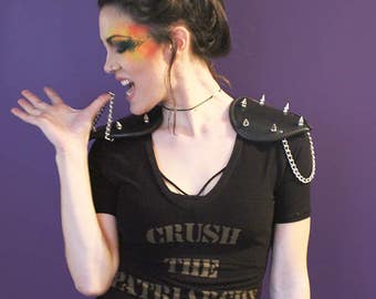 Black Chained Epaulettes