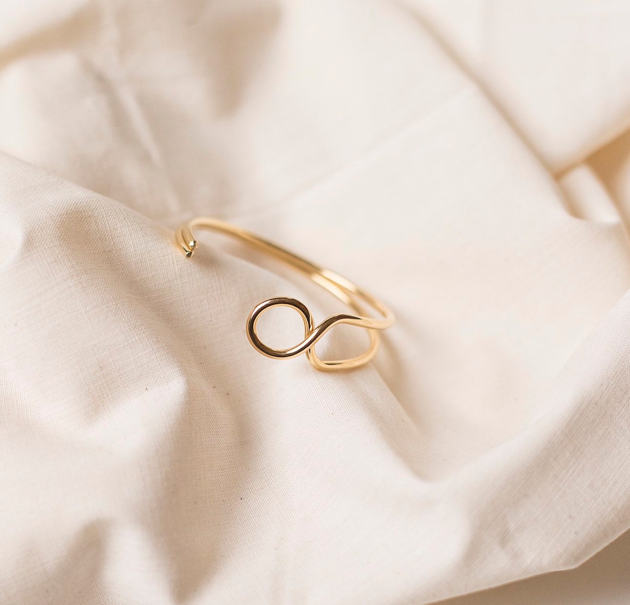 Dune Cuff Brass Cuff Statement Cuff Boho Modern Stacking Cuff