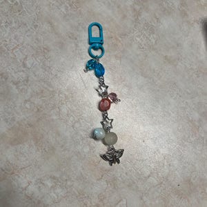 trans theme keychain