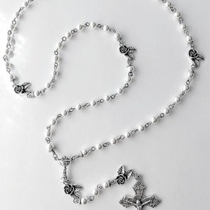 Pearl and Rose Rosary