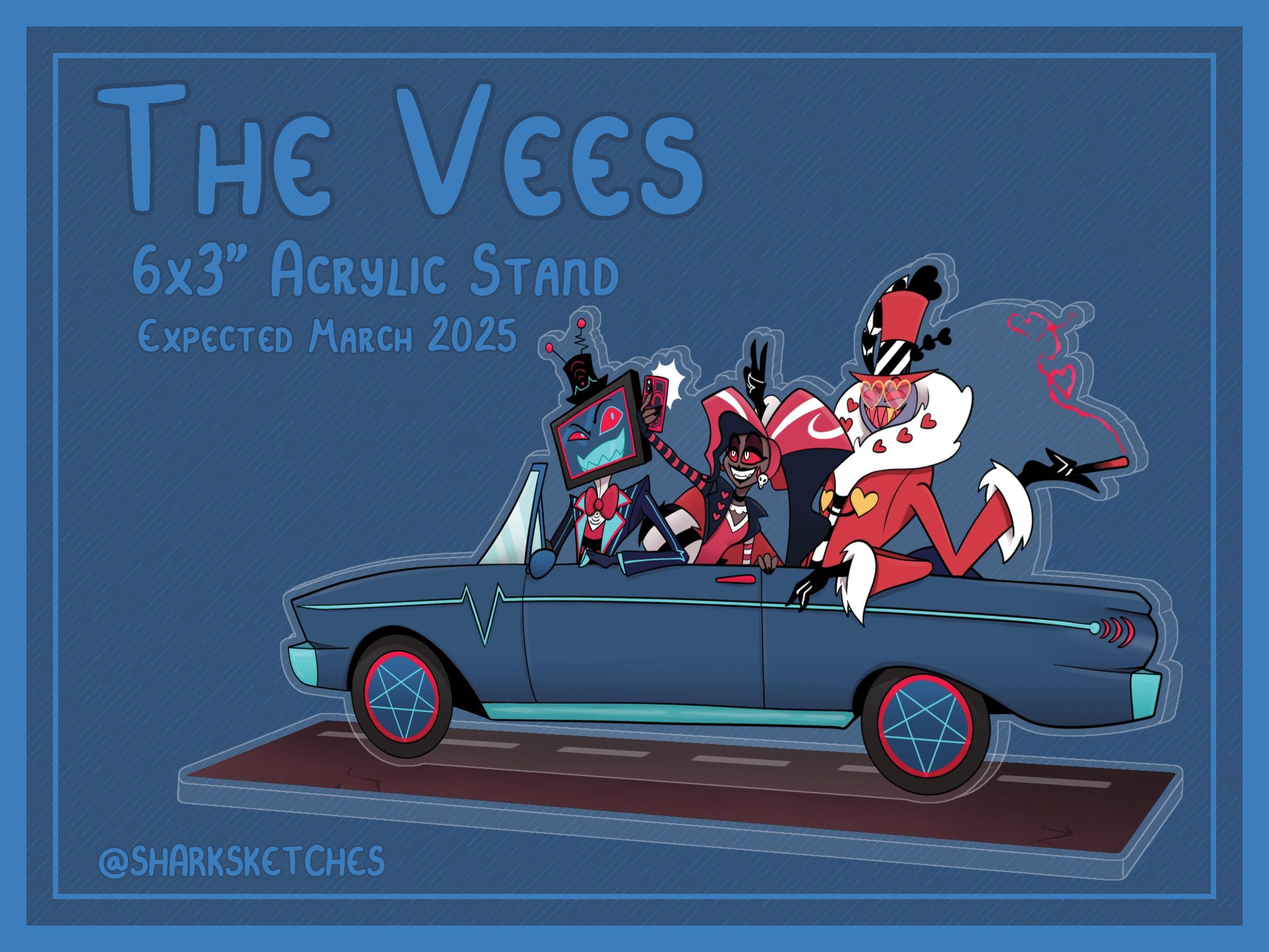 Hazbin Hotel 'THE VEES' In Universe Poster | Hazbin Hotel