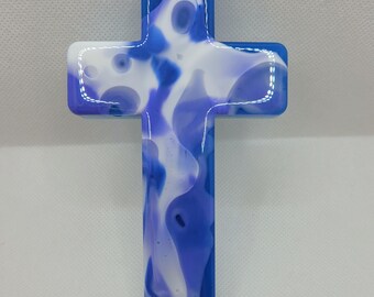 Colorful resin cross, crosses, resin crosses, baptism gifts, communion gifts, religious gifts