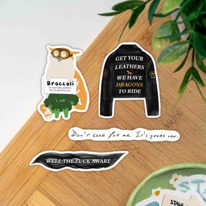 Stickers tempête d'onyx de Xaden Quotes Stickers de jaquette de vol Sticker brocoli pour les fans de la quatrième aile de romantisme, amateurs de livres fantastiques