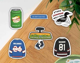 Hockey Romance Stickers Sports Romance Decal Gift for Romance Book Lovers Bookish Laptop Water Bottle Art POD US Printed