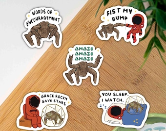 Amaze Amaze Amaze Sticker Words of Encouragement Fist My Bump Sticker Sci Fi Lover Gift POD US Printed