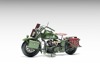 Danbury Mint Indian Four 1938 Die Cast Motorcycle - New in Box - 1