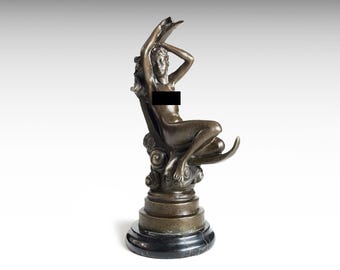 ブロンズ製勝利の女神像：神話の置物、室内装飾（37 cm） - Etsy 日本