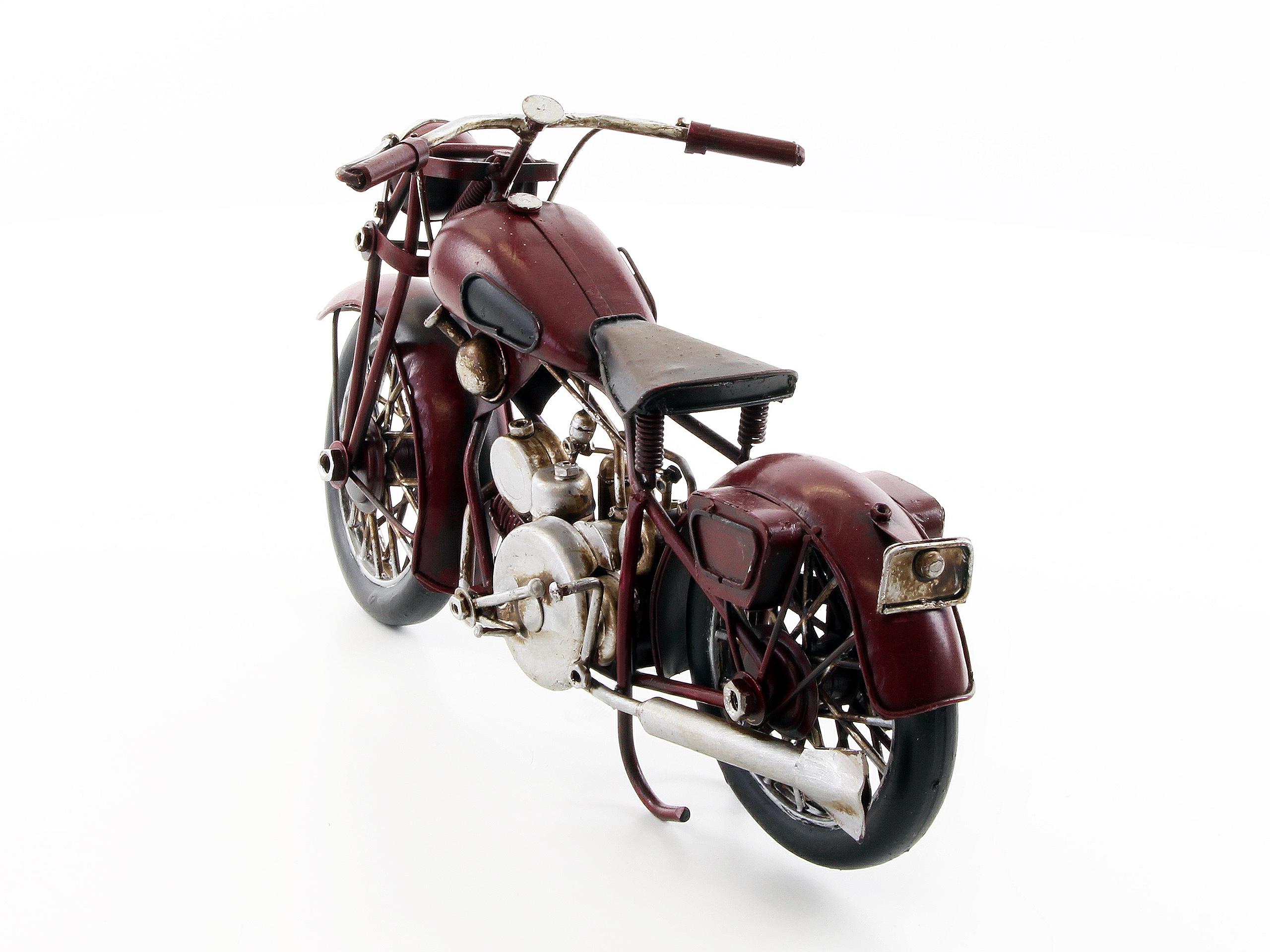 バイク置物　メタル製チョッパーモデル アンティーク　ヴィンテージ　インテリア レトロ バイク モデル 鉄 金属 模型 アンティーク 装飾 手芸品