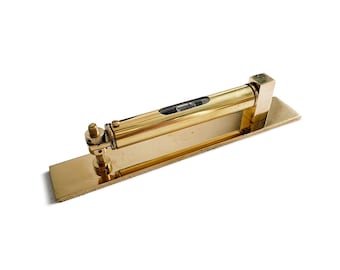 Cylindrical Tube Brass Spirit Level Bubble, Small Tabletop Spirit Level Measuring Pocket Tool, Travel Spirit Level Vintage Brass Tool Decor