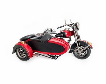 ヴィンテージ レッド インディアン モーターサイクル メタルモデル