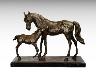 ブロンズ彫刻、馬、20 世紀 - Etsy 日本