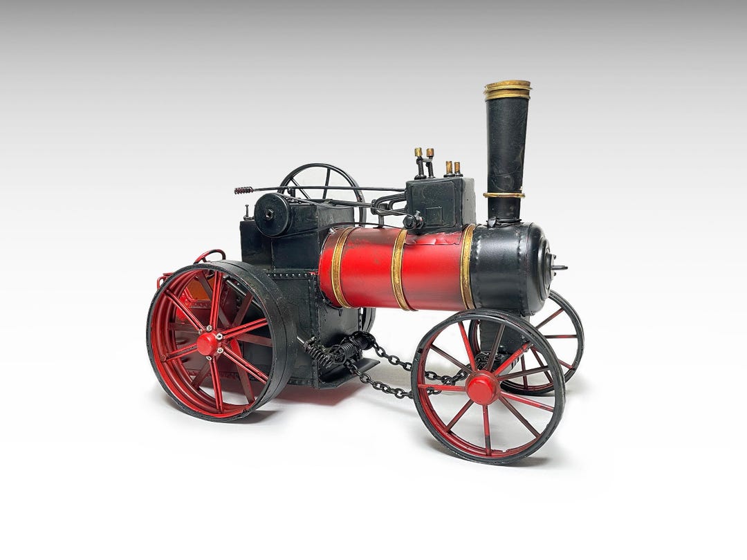 Steam Train Metal Model, Old Train Model Vintage Style Toy Collector ...