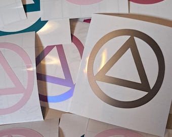 AA Symbol Unity Service Recovery Vinyl Decal