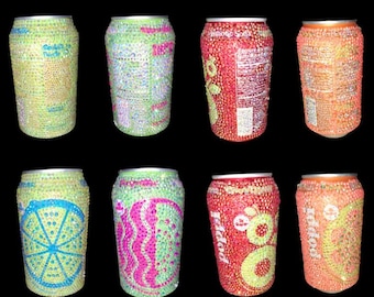 Rhinestone Crystal Bling Poppi Can Bedazzled Soda Can UNOPENED Your Choice